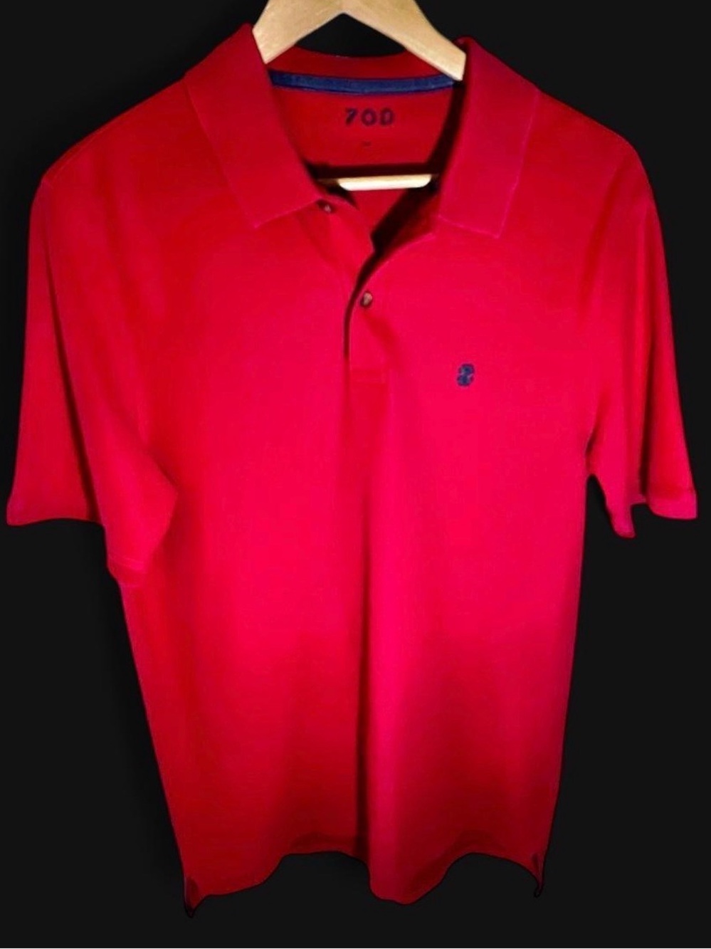 Izod Men's Bright Red Polo with Small Chest Logo